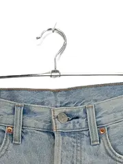 Vorschaubild 3 von Damen Jeansrock Gr. 30 Blau Destroyed Fransen Casual