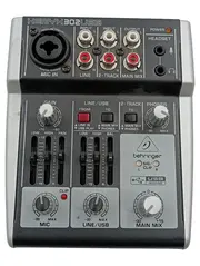 Vorschaubild 1 von XENYX302USB Mischpult USB Audio Interface Mixer 5-Kanal