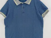 Vorschaubild 5 von Kinder Poloshirt Gr. 150 Blau Gepunktet Casual