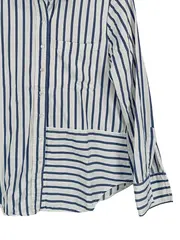 Vorschaubild 2 von Damen Bluse Gestreift Mehrfarbig Gr. 40 Klassisch