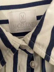 Vorschaubild 4 von Damen Bluse Gestreift Mehrfarbig Gr. 40 Klassisch