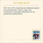 Vorschaubild 2 von FIFA 14 EA Sports PS3 PlayStation 3 Fußball Sportspiel