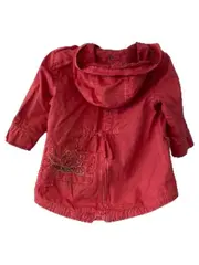 Vorschaubild 2 von Leichte Jacke Mädchen Gr. 80 Rosa Baumwolle Kapuze