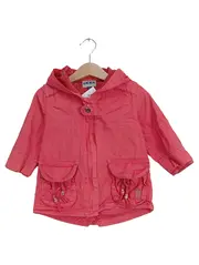 Vorschaubild 1 von Leichte Jacke Mädchen Gr. 80 Rosa Baumwolle Kapuze