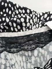 Vorschaubild 3 von Damen Strickjacke Schwarz 34/XS Pailletten Muster Elegant