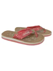 Vorschaubild 1 von Kinder Sandalen Flip Flops Gr. 30 Rot Glitzer Sommer Schuhe