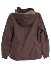 Vorschaubild 2 von Damen Outdoorjacke Gr. 38 Braun Meliert Kapuze Winterjacke