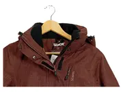 Vorschaubild 3 von Damen Outdoorjacke Gr. 38 Braun Meliert Kapuze Winterjacke