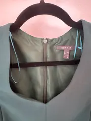 Vorschaubild 4 von Businesskleid Damen Gr. 34/XS Grün Elegant mit Gürtel