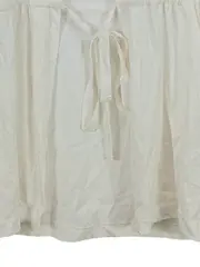 Vorschaubild 3 von Damen Strickjacke Gr. 38/M Weiß Casual Baumwolle Langarm