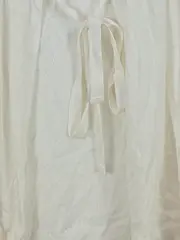 Vorschaubild 2 von Damen Strickjacke Gr. 38/M Weiß Casual Baumwolle Langarm