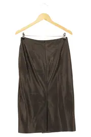 Vorschaubild 2 von Damen Wickelrock Gr. 38/M Schwarz Elegant Midirock