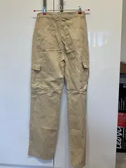 Vorschaubild 2 von STR Damen Cargohose Gr. 38 Beige Casual Baumwolle Hose
