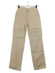Vorschaubild 1 von STR Damen Cargohose Gr. 38 Beige Casual Baumwolle Hose