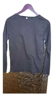Vorschaubild 2 von Mädchen Langarmshirt Gr. 176 Blau Schriftzug COAST Casual