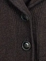 Vorschaubild 3 von TCM Strickjacke Damen Gr. 44/46 Braun Casual Langarm