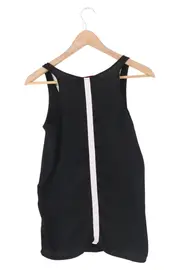 Vorschaubild 2 von Damen Top Schwarz Gr. 32/XS mit Schriftzug Glitzer Casual