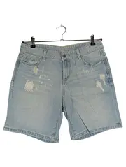 Vorschaubild 1 von Damen Jeans Shorts S Blau Casual Distressed Kurze Hose