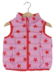 Vorschaubild 1 von Kinder Steppweste Sterne Pink Gr. 80