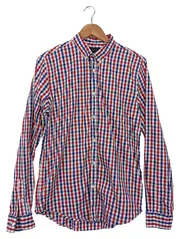 Vorschaubild 1 von Herren Freizeithemd Kariert Baumwolle Gr. 50;L Casual Mehrfarbig