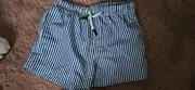 Vorschaubild 2 von Kinder Badeshorts Gestreift Blau Maritim Gr. 98 Schwimmhose