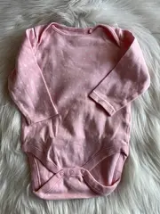Vorschaubild 4 von Baby Body Mädchen Langarm Rosa Punkte Gr. 74