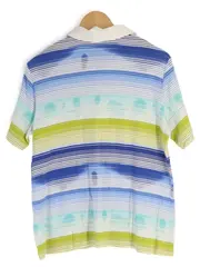 Vorschaubild 2 von Herren Poloshirt 50/L Mehrfarbig Gestreift Casual