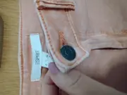 Vorschaubild 6 von Damen Jeans Regular Fit Hose Orange Gr. 34 Baumwolle Casual