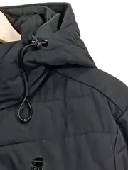 Vorschaubild 3 von Herren Steppjacke M Schwarz Kapuze Outdoor Casual