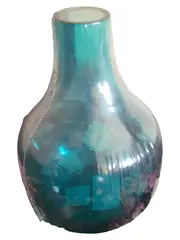 Vorschaubild 1 von KONSTFULL Vase Glas Türkis Modern 12cm Tischdeko Neu OVP