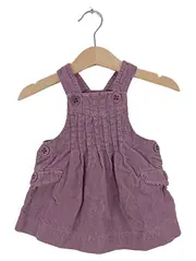 Vorschaubild 1 von Baby Cord Latzkleid Mädchen Gr. 74 Lila Baumwolle
