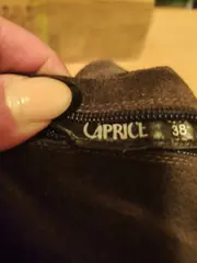 Vorschaubild 4 von Damen Winterstiefel Wildleder Fellbesatz Braun Gr. 38