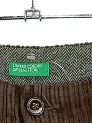 Vorschaubild 2 von Damen Cord Shorts Gr. 40 Braun Casual Baumwolle
