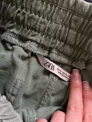 Vorschaubild 3 von Damen Stoffhose Jogger Hose Oliv Grün Größe XS Casual