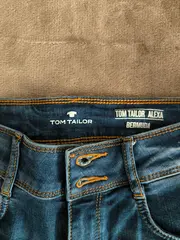 Vorschaubild 3 von Damen Jeans Shorts Gr. 27 Blau Casual Bermuda