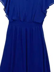 Vorschaubild 2 von Damen Freizeitkleid Gr. 42 Blau Feminin Midikleid Sommer