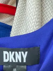 Vorschaubild 4 von Damen Freizeitkleid Gr. 42 Blau Feminin Midikleid Sommer