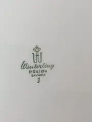 Vorschaubild 2 von Röslau Bavaria Suppenteller 3 Stück Porzellan Gold Rand 23cm