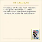 Vorschaubild 3 von Schwarzer Peter Kartenspiel Kinder 3-7 Jahre Klassiker