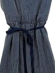 Vorschaubild 3 von Damen Sommerkleid M Blau Gestreift Casual