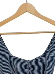 Vorschaubild 2 von Damen Sommerkleid M Blau Gestreift Casual