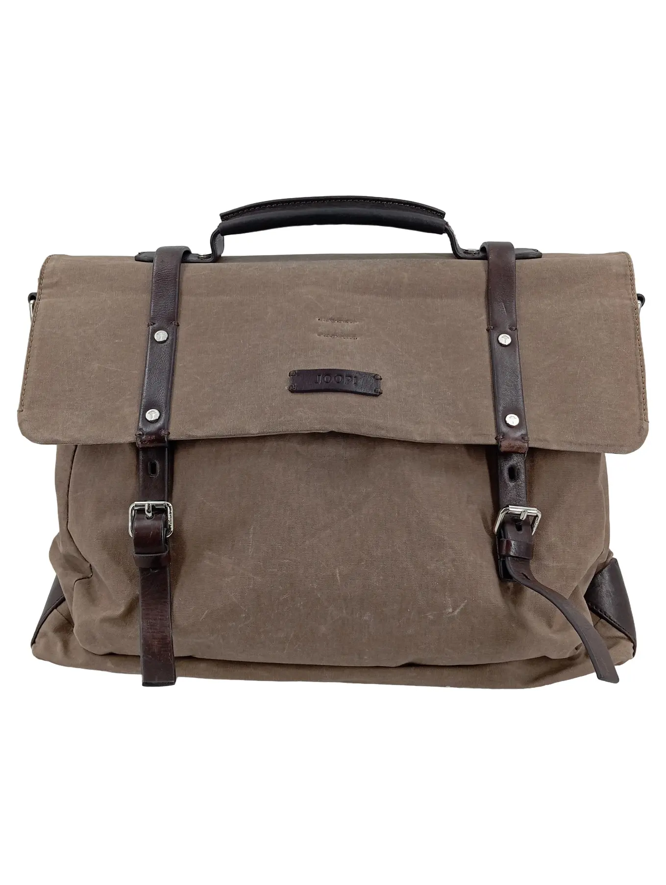 JOOP! Messenger Bag Aktentasche Herren Braun Leder Business Umhängetasche