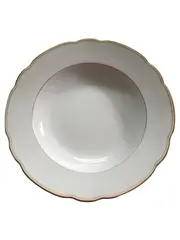 Vorschaubild 1 von Suppenteller Porzellan Weiß Klassisch 24cm Festlich