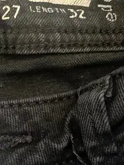 Vorschaubild 5 von EDC Skin Fit Jeans Damen Schwarz W27/36 Baumwolle Casual Knopf