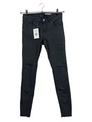 Vorschaubild 1 von EDC Skin Fit Jeans Damen Schwarz W27/36 Baumwolle Casual Knopf