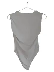 Vorschaubild 2 von Damen Body Weiß Gr. 36/S quadratischer Ausschnitt Modern