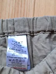 Vorschaubild 5 von Stoffhose Kinder Gr. 110 Beige Leinen Baumwolle Casual