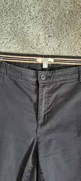 Vorschaubild 4 von Damen Stoffhose Chino Schwarz Gr. 44 Baumwolle Stretch