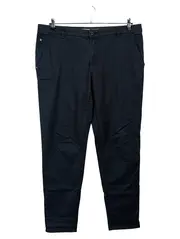 Vorschaubild 1 von Damen Stoffhose Chino Schwarz Gr. 44 Baumwolle Stretch