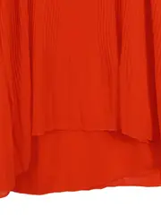 Vorschaubild 3 von Damen Sommerkleid Gr. 36/S Orange Modern Falten